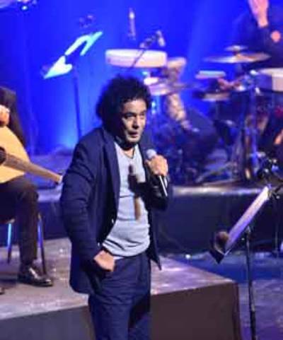  محمد منير فى حفل المولد والميلاد لفريق كايرو ستبس 