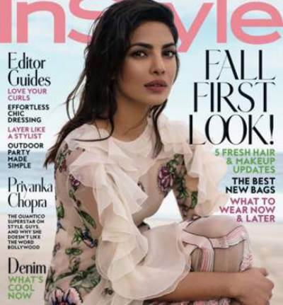 بريانكا قمة في الجمال على غلاف InStyle