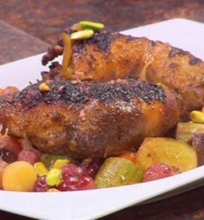 طريقة تحضير الفراخ بـ"العنب والتين