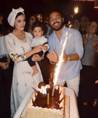 نجوم المجتمع فى عيد ميلاد منة وزين