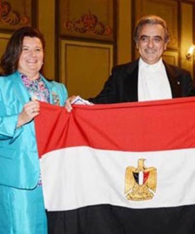 الموسيقار "رمزى يسي" يحيي حفل" روتارى التحرير"