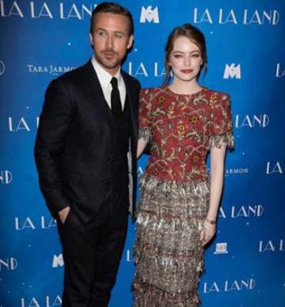 ايما ستون تطلق فيلم La La Land في باريس