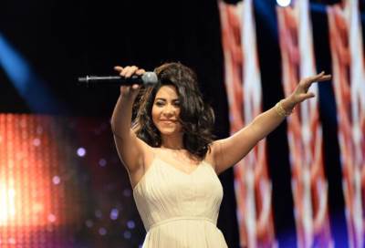 الصورة حفل شيرين فى ثاوث بيتش السخنة