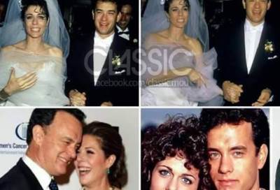 هكذا عبرت ريتا ويلسون عن حبها لزوجها توم هانكس فى عيد زواجهما ال 29