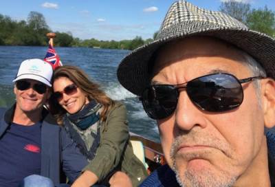 شاهدوا كيف احتفلت أمل كلوني بميلاد زوجها .. وإليكم ما يقوله أصدقاؤه عنها