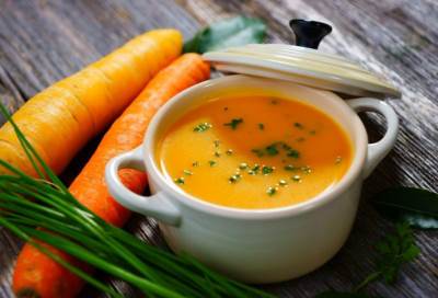 طريقة عمل حساء الجزر