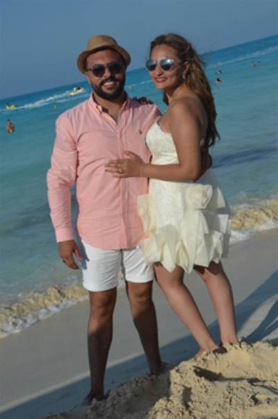 اول عقد قران فى الساحل بوايت بيتش بماينا 5 محمد ورغدة