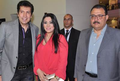 هاني رامزي و مايا نصري يحتفلون بفيلم "قسطي بيوجعني"