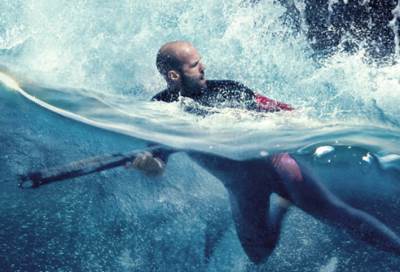 97 مليون دولار إيرادات افتتاحية فيلم The Meg لـ جيسون ستاثام