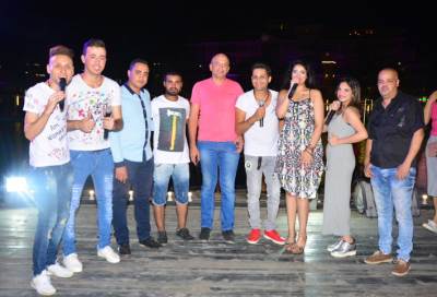 بالصور .. سبايس ميكس يشعل حفل "مبادرة النيل وسيناء رمز السلام والنصر" ببورتو شرم