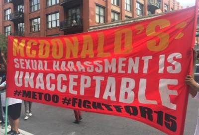 احتجاجات ضد "ماكدونالدز" تجتاح أمريكا بسبب التحرش الجنسي
