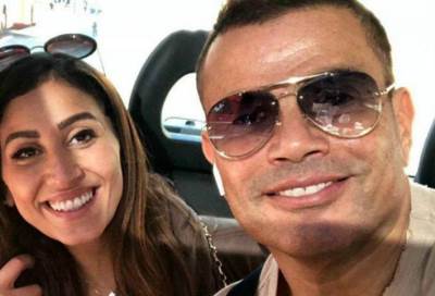 بالفيديو .. قصة حب عمرو دياب ودينا الشربيني إلى العلن