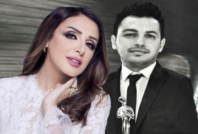 بالصور .. أبناء "أنغام" وزوجها الجديد