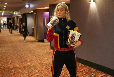 بالفيديو .. بطلةCaptain Marvel تفاجيء جمهورها فى إحدى السينمات .. وهذه إيرادات الفيلم!