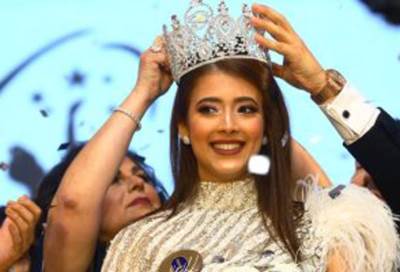تتويج ..  ديانا حامد بلقب ملكة جمال مصر للكون 2019 وآية عبدالرازق وصيفة أولى