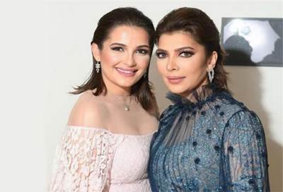 ابنة أصالة برفقة والدها أيمن الذهبي