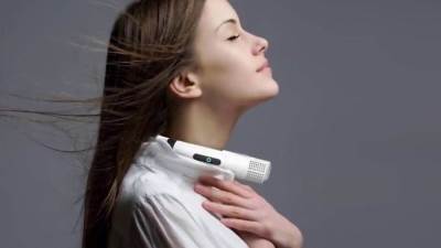 بالفيديو .. أول تكييف محمول لتبريد الجسم..!