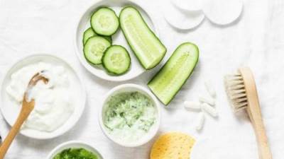 الخيار روتين أساسى للعناية بالبشرة..!