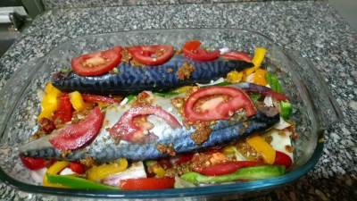 طريقة تحضير صينية سمك ماكريل بمذاق لايقاوم..!