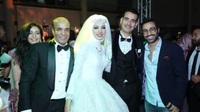 هؤلاء النجوم بحفل زفاف ابنة سليمان عيد .. ورسالته للحضور