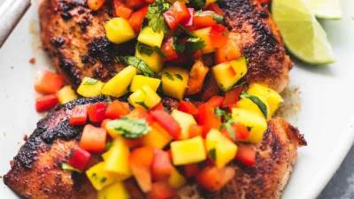 طريقة عمل الدجاج بصلصة المانجا