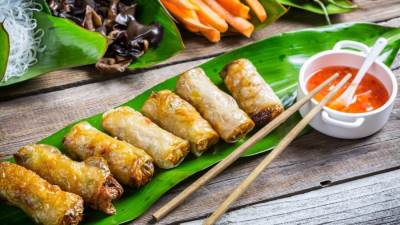 سبرينج رول مشوي للدايت لأصحاب الجسم الرشيق