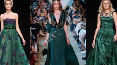 اللون الأخضر يتربع على عرش الموضة النسائية فى خريف 2021