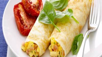 طريقة عمل الكريب بالأومليت والخضار