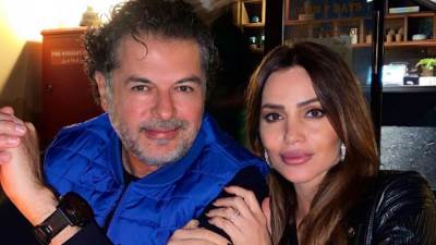  زوجة راغب علامة فى باريس تخطف الأنظار رفقة ابنها