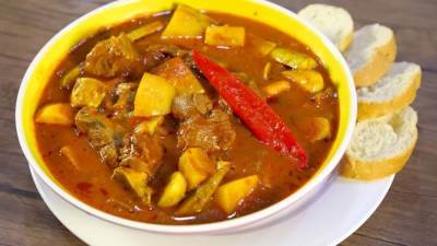 طريقة عمل إيدام خضار الدجاج أو اللحم