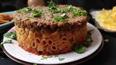 طريقة عمل طاجن مكرونة فرن