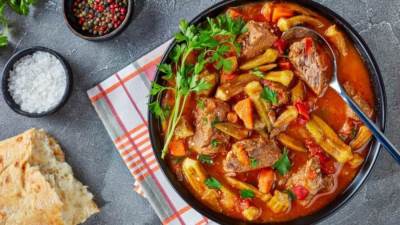 طريقة عمل البامية اللبنانية الحارة