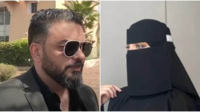  دنيا بطمة تتنكر بالنقاب هربا من الصحفيين والترك يخرج غاضبا