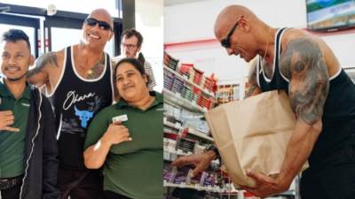  ماذا فعل ذا روك في المتجر الذي كان يسرق منه الشوكولاتة في طفولته؟