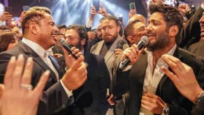 تامر حسني يكشف كواليس حديثه مع عمرودياب في زفاف أحمد عصام