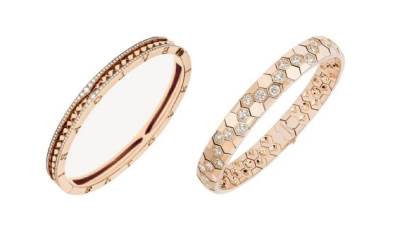 موديلات أساور ذهبية جديدة من دور المجوهرات العالمية