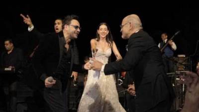 الصور الأولى لأسرة شريف عرفة من حفل زفاف ابنته