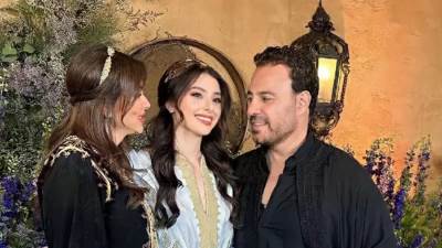  تفاصيل إطلالة ماريتا الحلاني في يوم حنتها