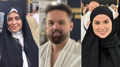 نجوم استقبلوا العام الجديد بأداء مناسك العمرة