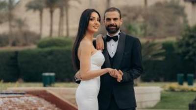 الصور الأولى من حفل زفاف الشاعر الغنائي أمير طعيمة ويسرا الجديدي