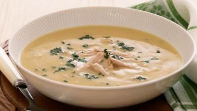 طريقة عمل شوربة الدجاج الكريمية