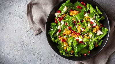 طريقة عمل سلطة العدس والجرجير