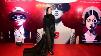 تكريم درة في مهرجان الأفلام القصيرة جدا