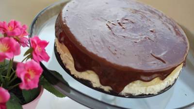 طريقة عمل تشيز كيك الكريم كراميل والنوتيلا