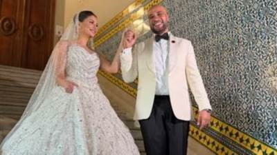 الصور الرسمية لحفل زفاف حاتم صلاح