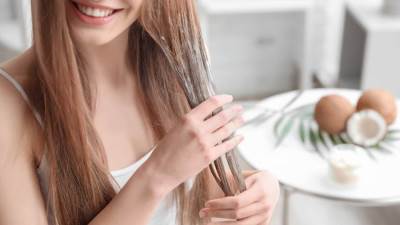 فوائد حليب جوز الهند للشعر