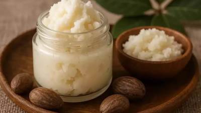 استخدامات تجميلية لزبدة الشيا للعناية بالبشرة والشعر