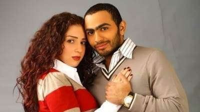 مي عز الدين تدعم تامر حسني بعد استئصاله جزء من الكلى