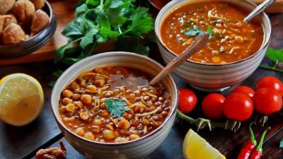 طريقة عمل شوربة الحريرة المغربية