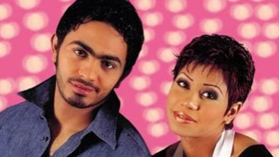 تامر حسني ينشر صوراً نادرة له مع شيرين